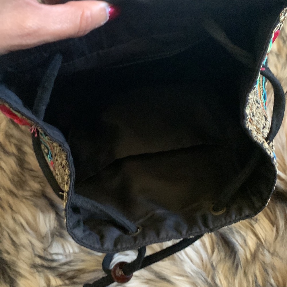 Mini Embroidered Flower Back Pack. - image 5